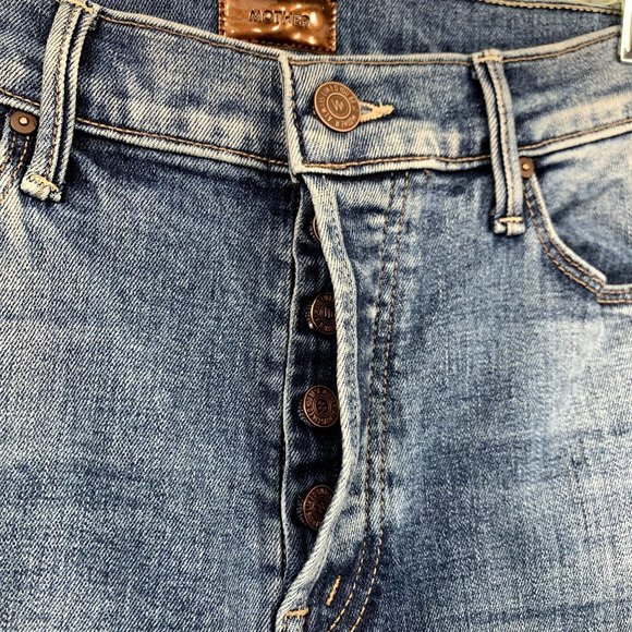 MOTHER The Stunner Ankle Fray in So Long - Picture 5 of 14